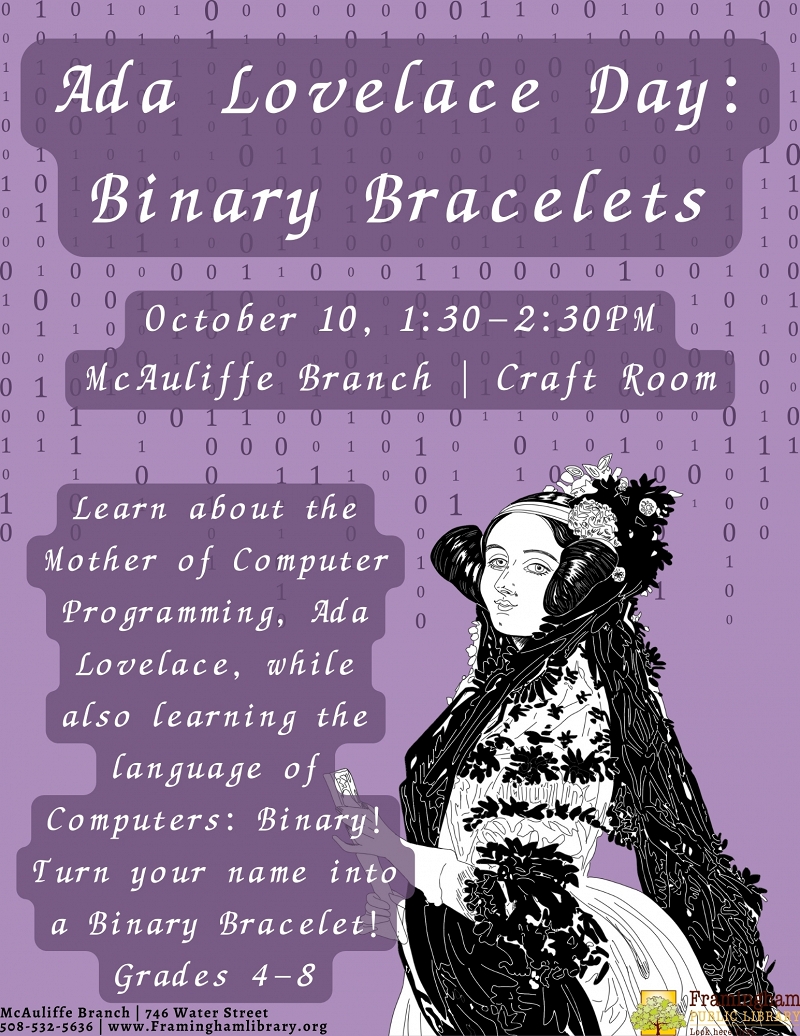 Ada Lovelace Day: Binary Bracelets thumbnail Photo