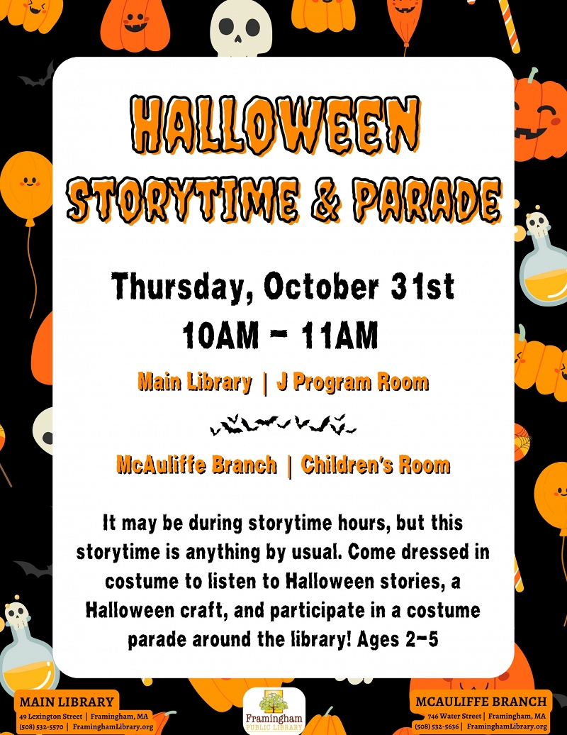 Halloween Storytime and Parade thumbnail Photo