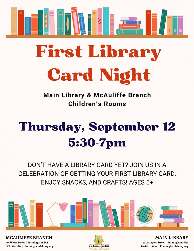 First Library Card Night! thumbnail Photo