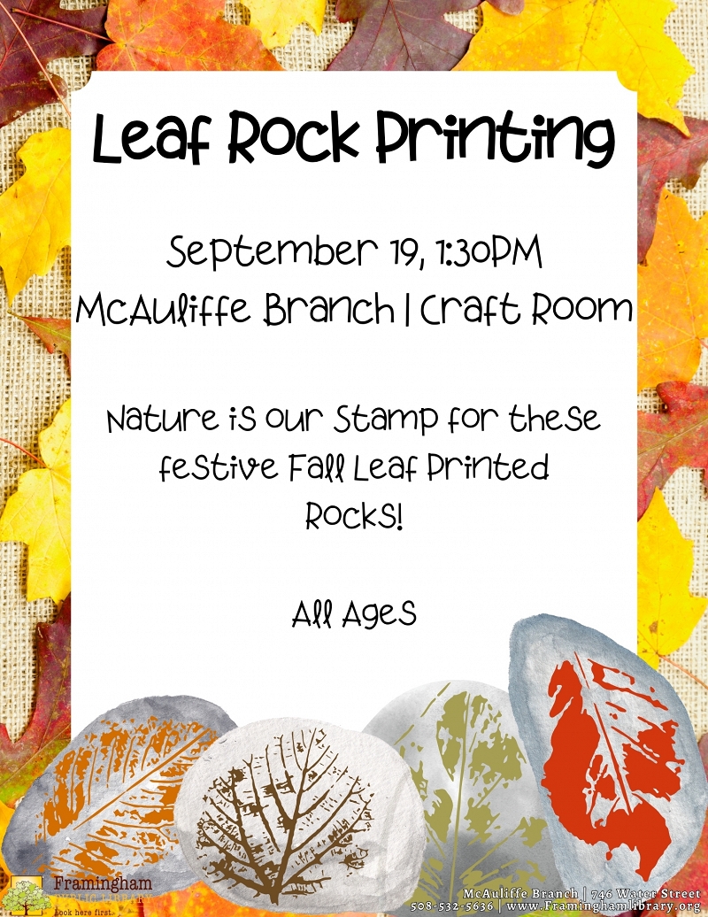 Leaf Rock Printing thumbnail Photo