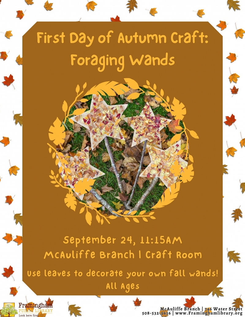 First Day of Autumn Craft: Foraging Wands thumbnail Photo