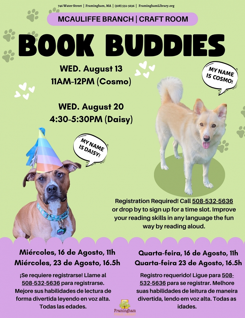 Book Buddies: Reading to Dogs (Daisy) thumbnail Photo