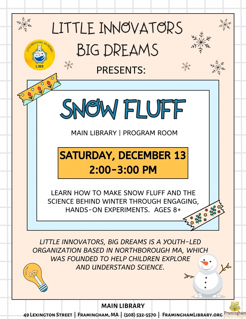 Little Innovators Big Dreams: Snow Flulff thumbnail Photo