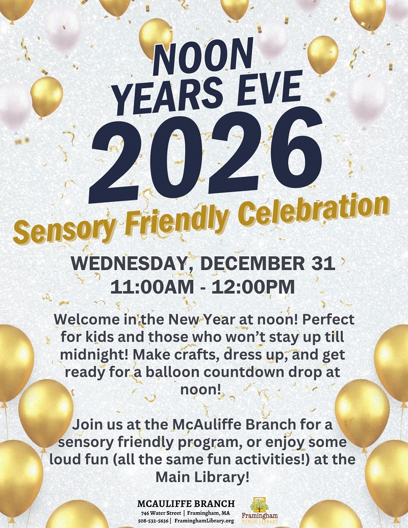 Noon Years Eve Celebration: Sensory Friendly! thumbnail Photo