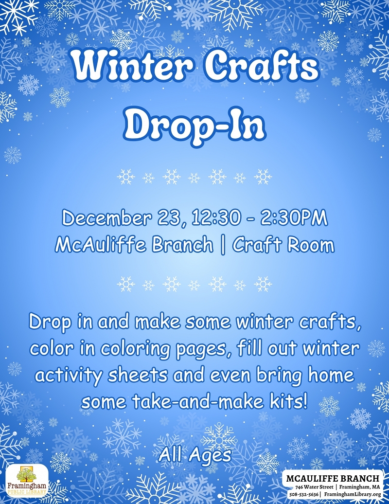 Winter Crafts Drop-In thumbnail Photo