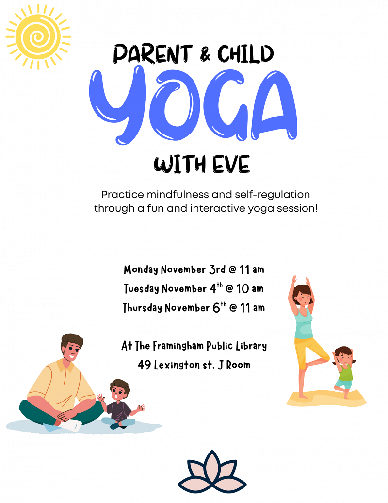 Early Childhood Alliance of Framingham presents: Yoga with Eve thumbnail Photo