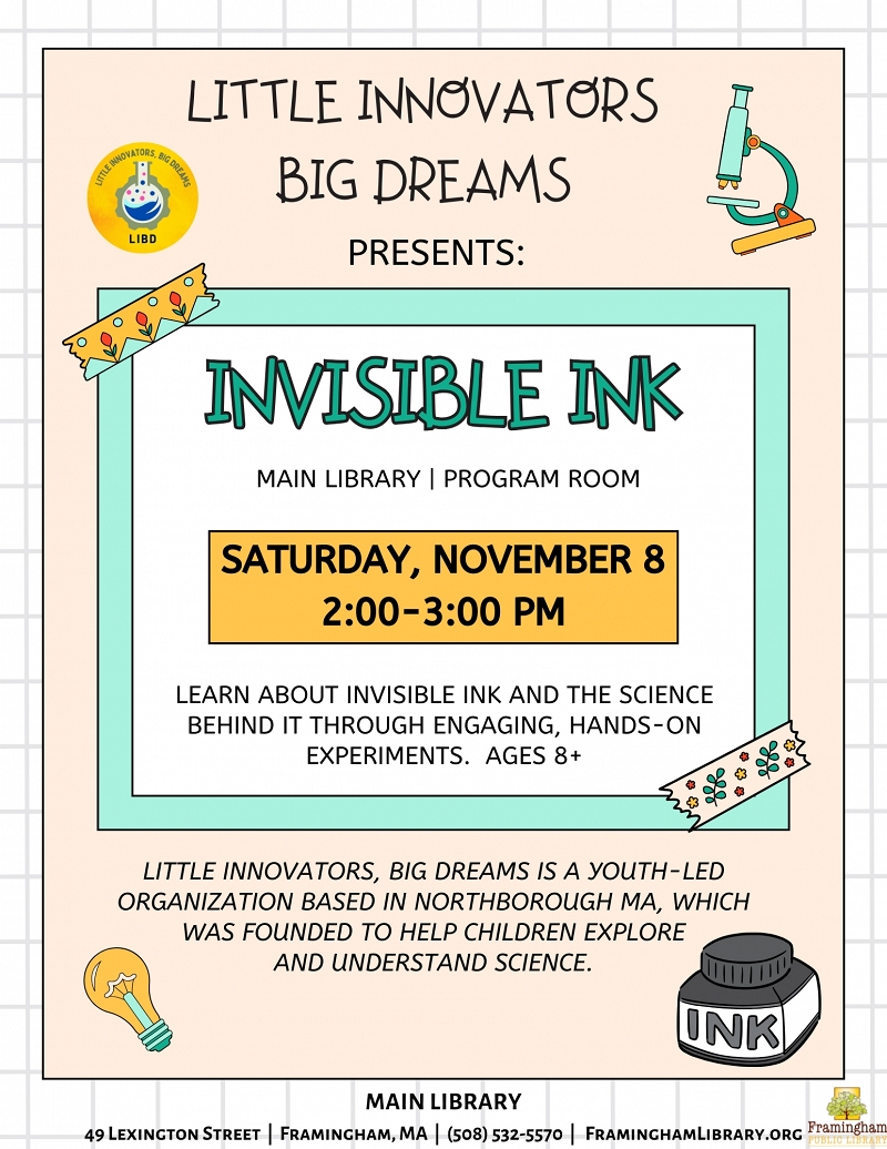 Little Innovators Big Dreams: Invisible Ink thumbnail Photo