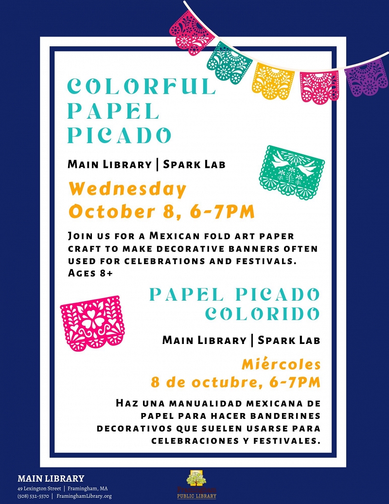 Hispanic Heritage Month: Colorful Papel Picado thumbnail Photo