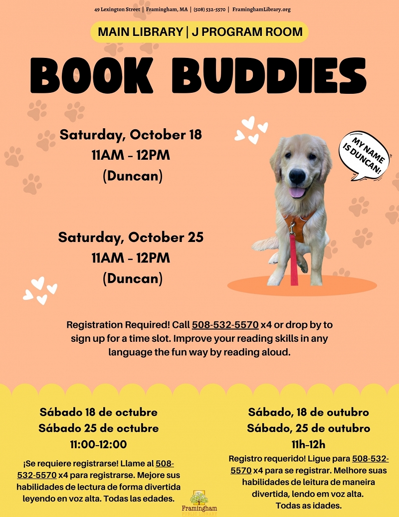 Book Buddies: Reading to Dogs (Duncan) thumbnail Photo