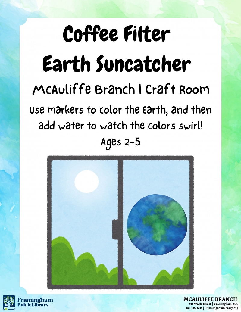 Coffee Filter Earth Sun Catcher thumbnail Photo
