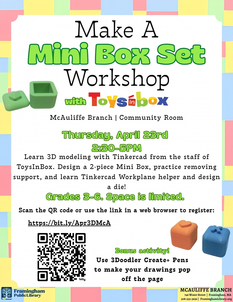 Make a Mini Boxset Workshop thumbnail Photo