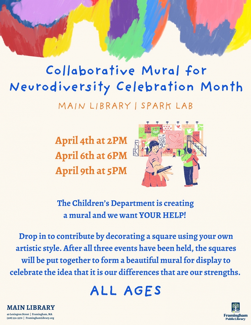 Collaborative Mural for Neurodiversity Celebration Month thumbnail Photo
