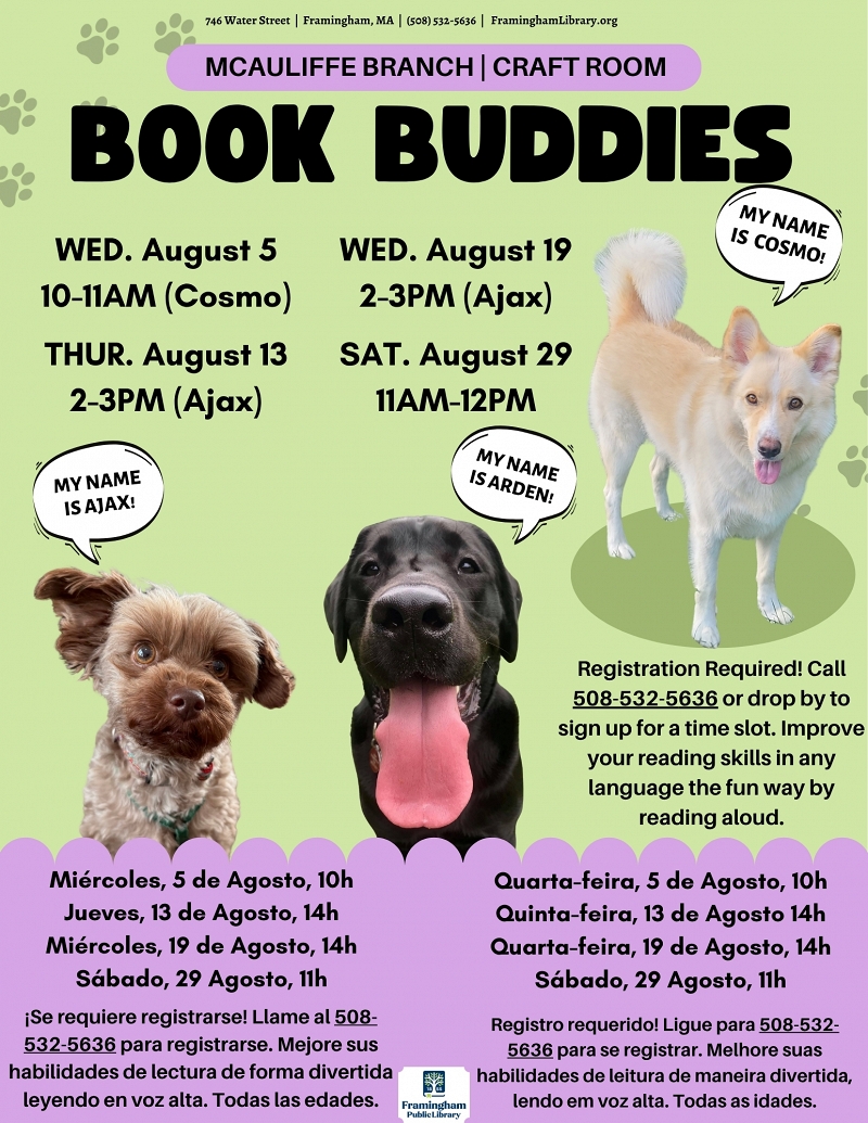 Book Buddies: Reading to Dogs (Arden) thumbnail Photo