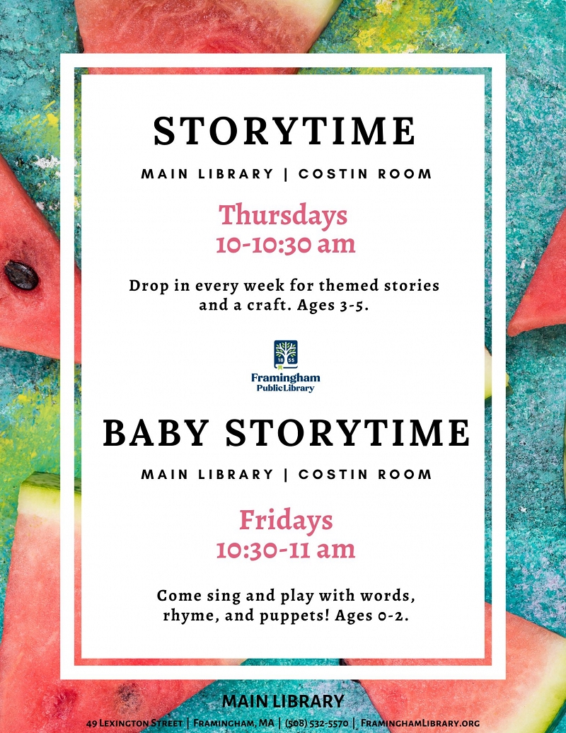 Storytime at the Main Library thumbnail Photo