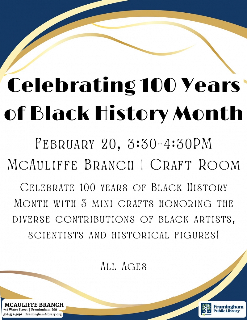 Celebrating 100 Years of Black History Month thumbnail Photo