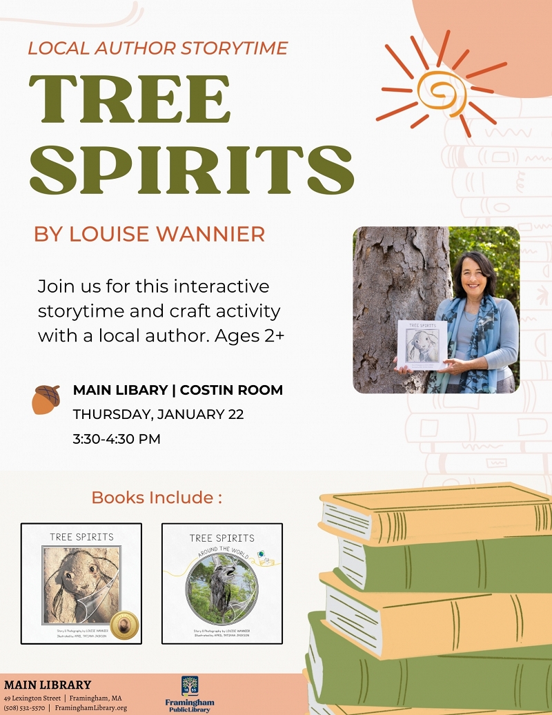 Local Author Storytime: Tree Spirits by Louise Wannier thumbnail Photo