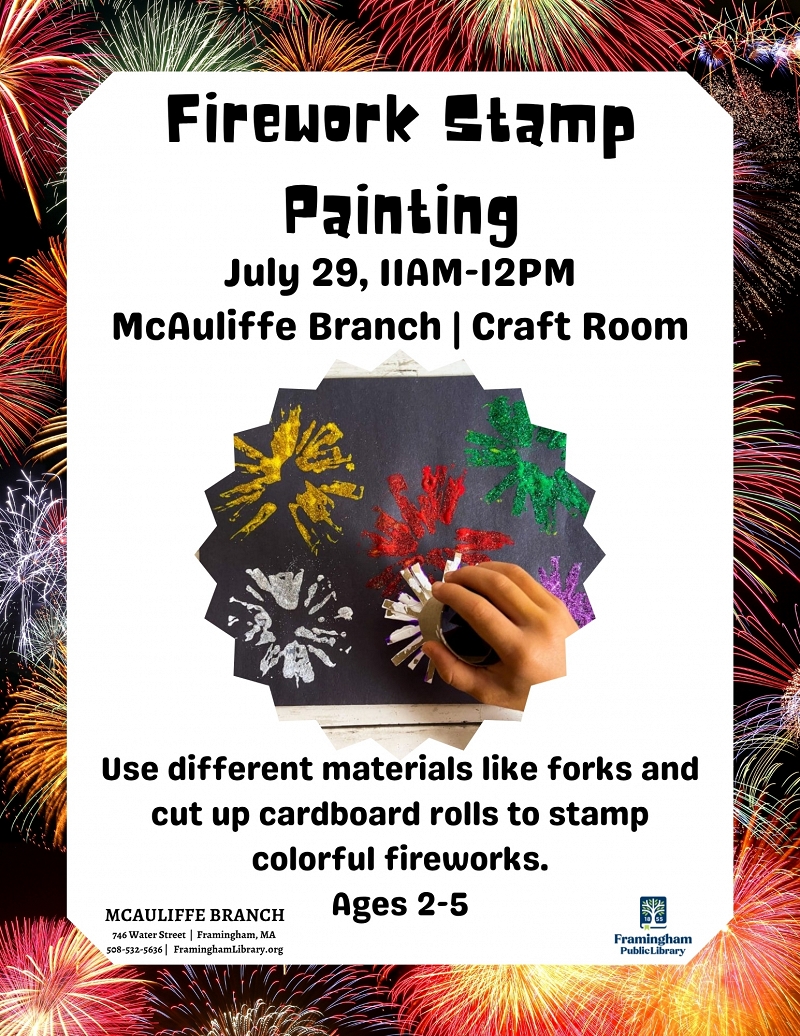 Firework Stamp Painting thumbnail Photo