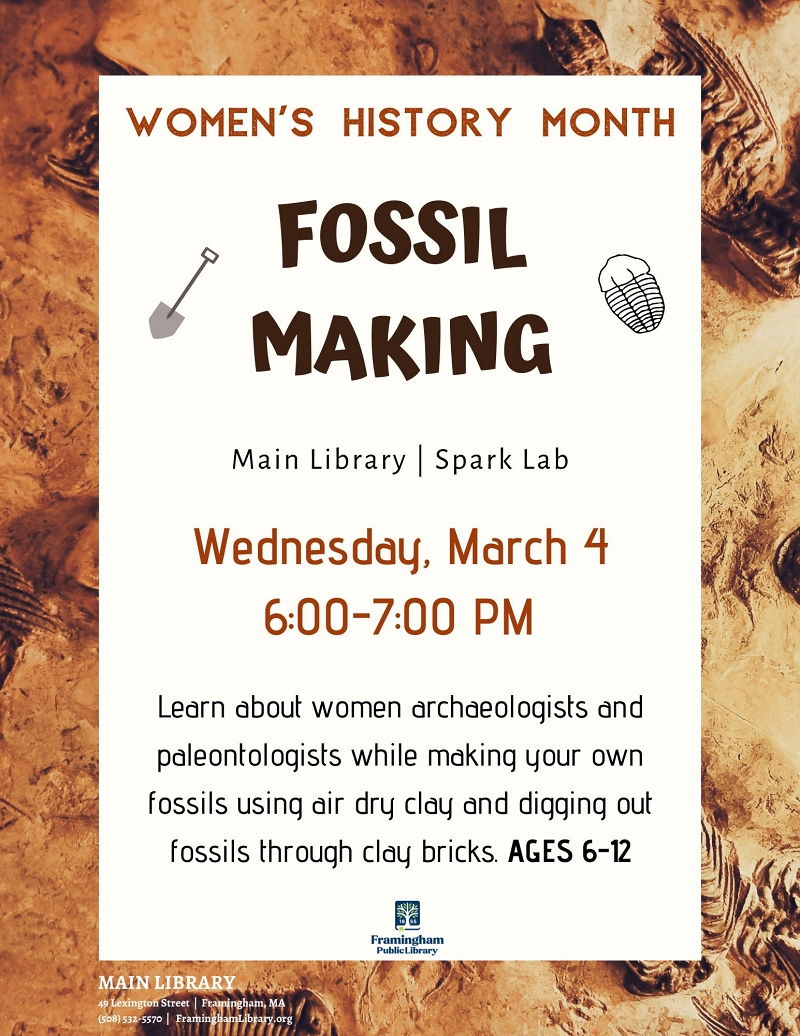 Women’s History Month: Fossil Making thumbnail Photo