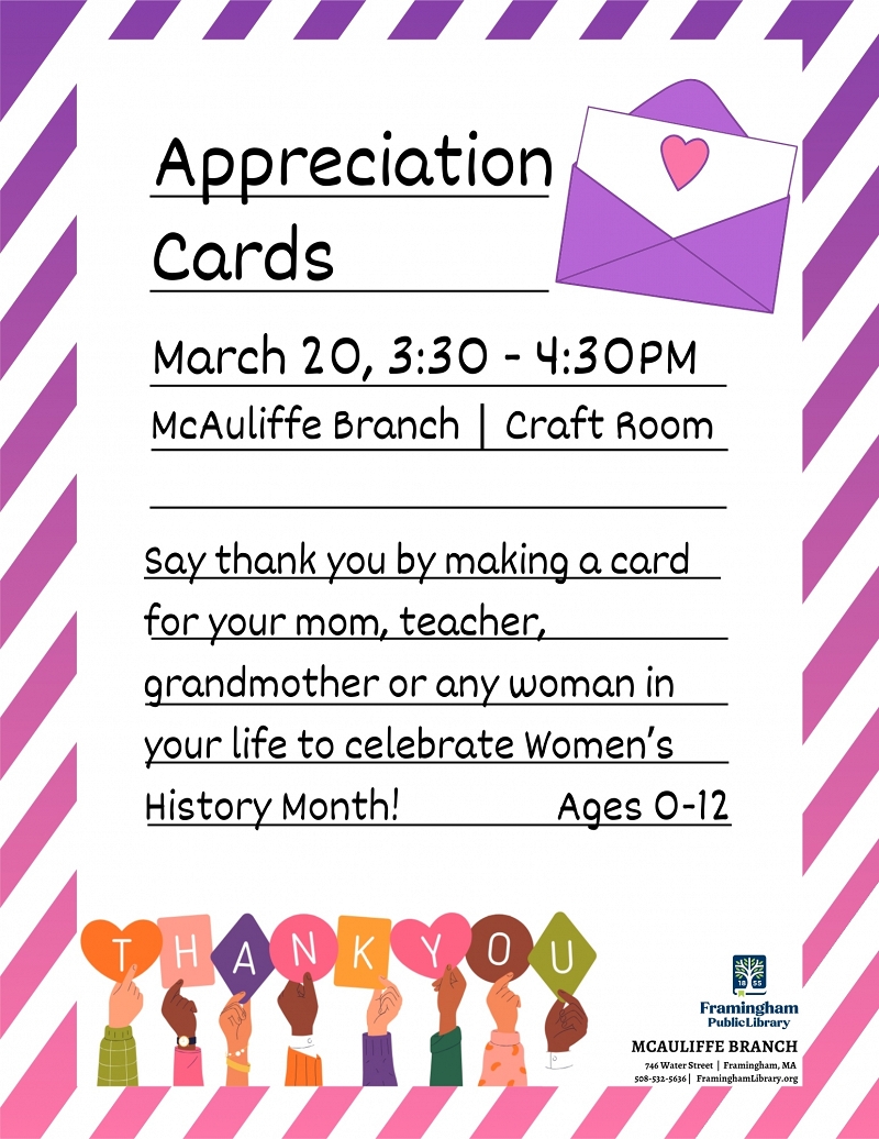 Women’s History Month: Appreciation Cards thumbnail Photo