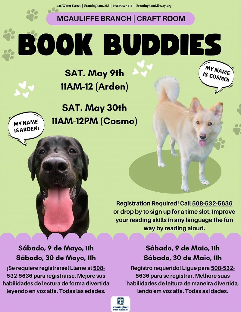 Book Buddies: Reading to Dogs (Cosmo) thumbnail Photo