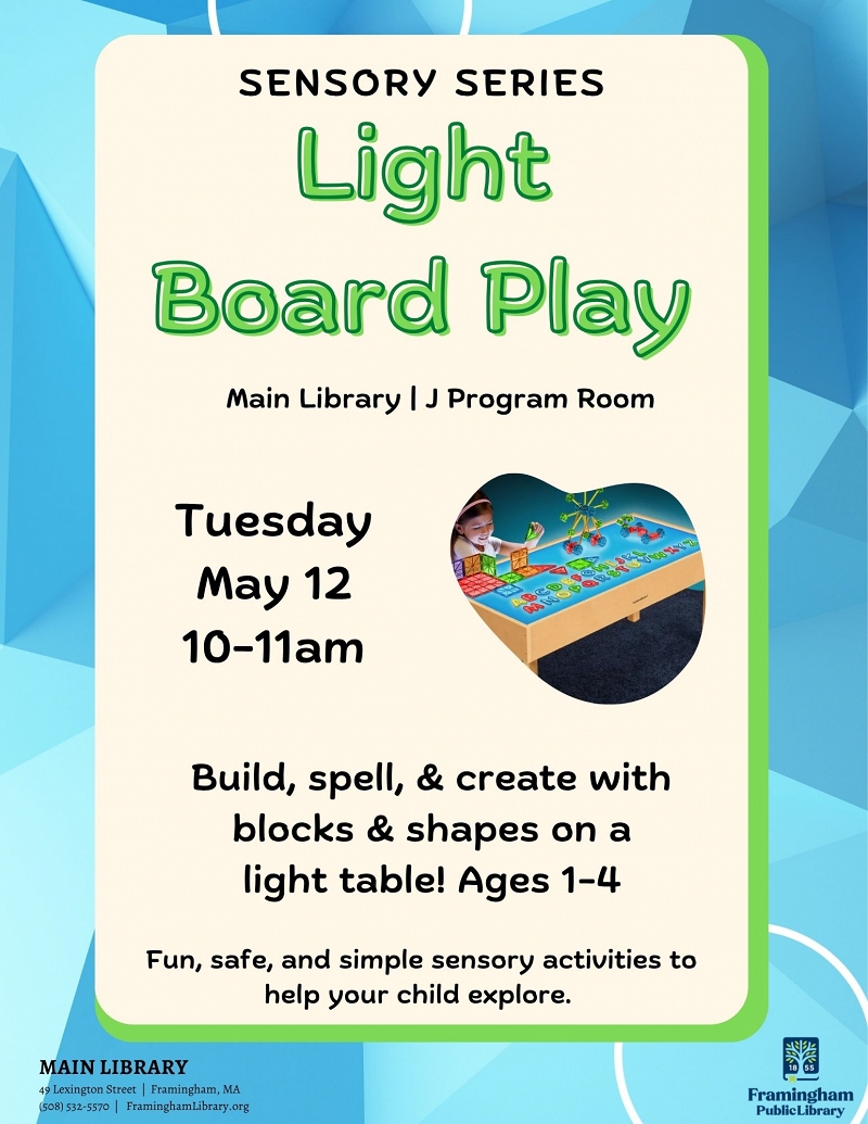 Sensory Series: Light Board Play thumbnail Photo