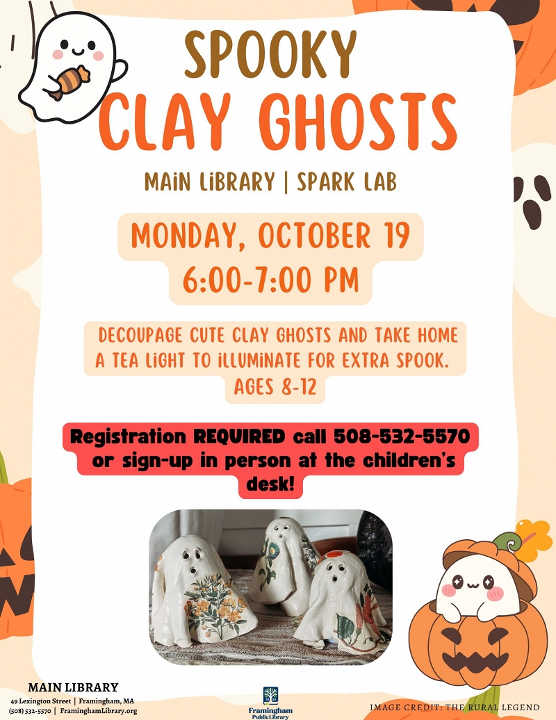 Spooky Clay Ghosts thumbnail Photo