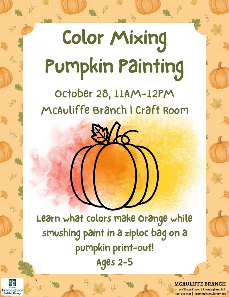 Color Mixing Pumpkin Painting thumbnail Photo