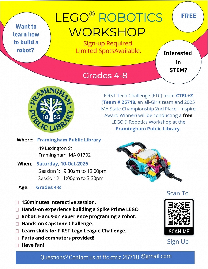 LEGO® Robotics Workshop thumbnail Photo