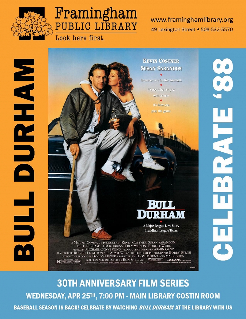 Celebrate ‘88 30th Anniversary Film Series: Bull Durham thumbnail Photo