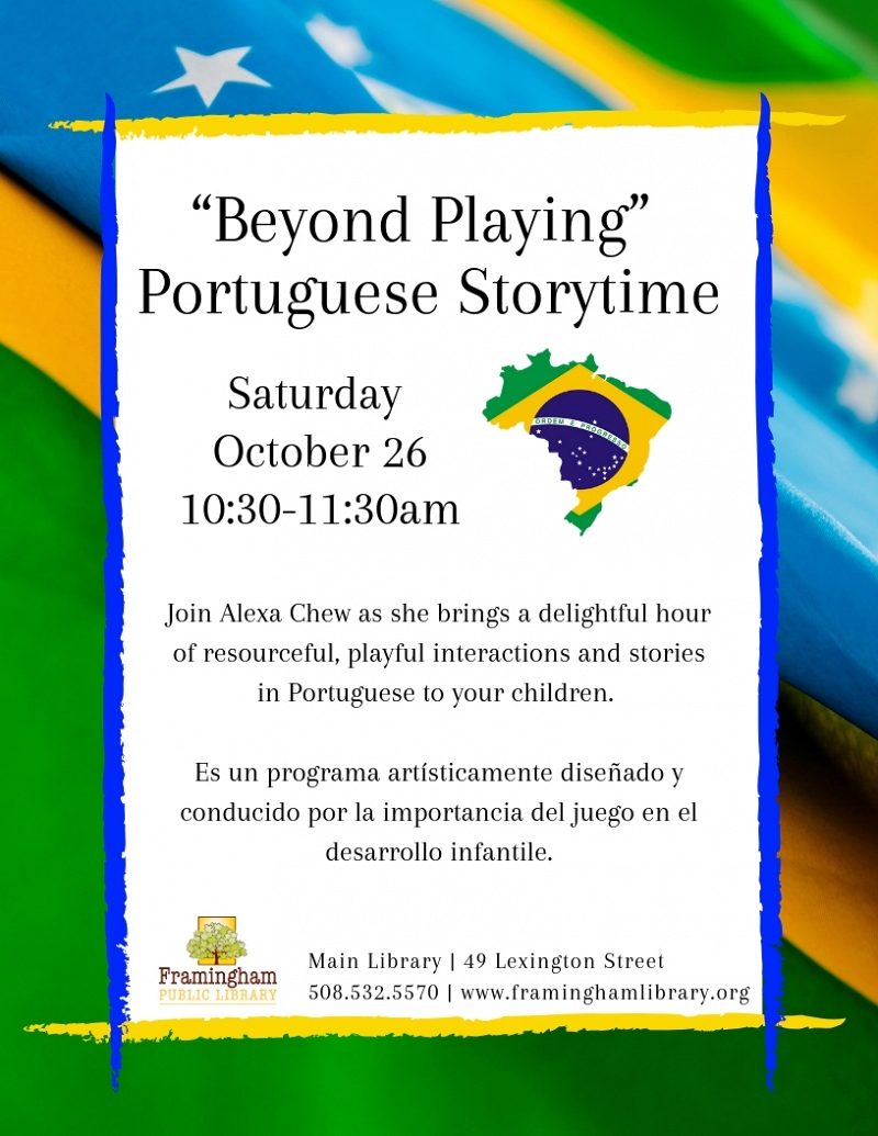“Beyond Playing” Portuguese Storytime thumbnail Photo