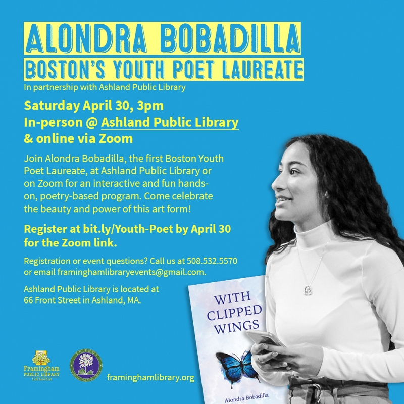 Alondra Bobadilla, Boston’s Youth Poet Laureate thumbnail Photo