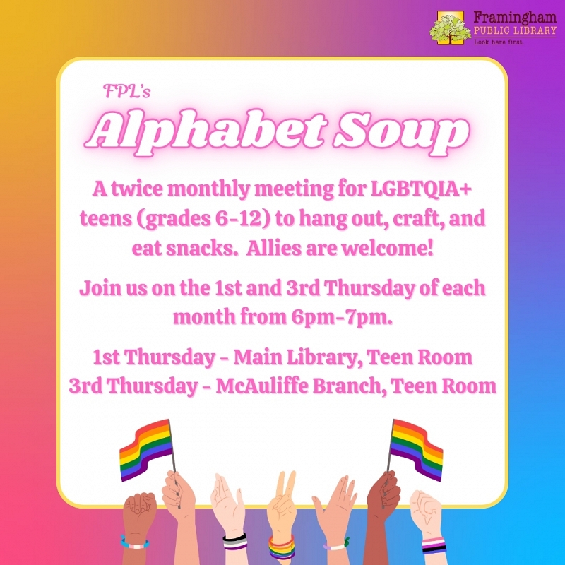 Alphabet Soup: Queer Teen Hangout thumbnail Photo