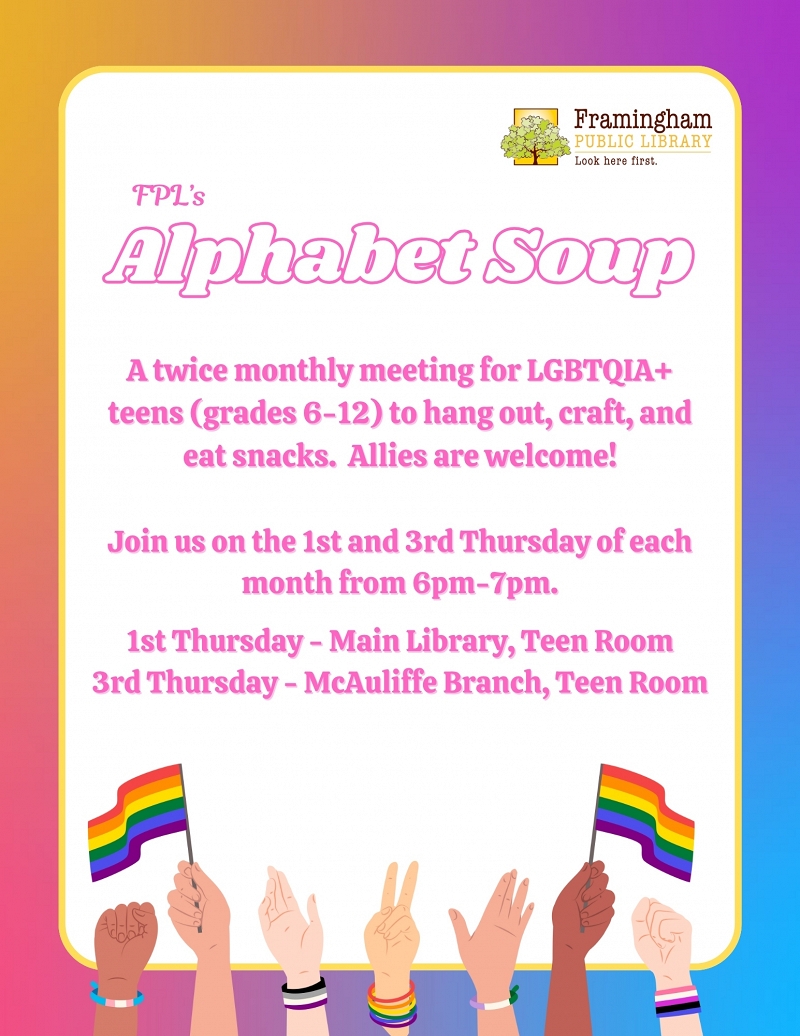 Alphabet Soup: Queer Teen Hangout thumbnail Photo