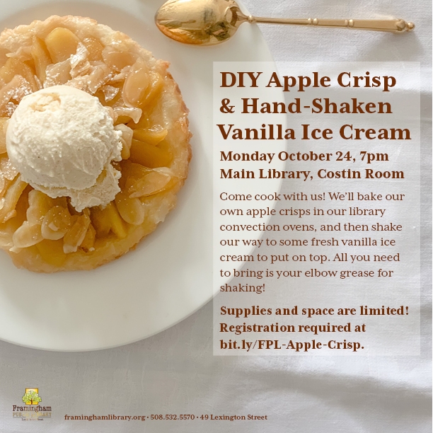DIY Apple Crisp and Hand-Shaken Vanilla Ice Cream thumbnail Photo
