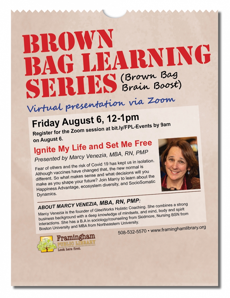 Brown Bag Learning Series: Ignite My Life and Set Me Free thumbnail Photo