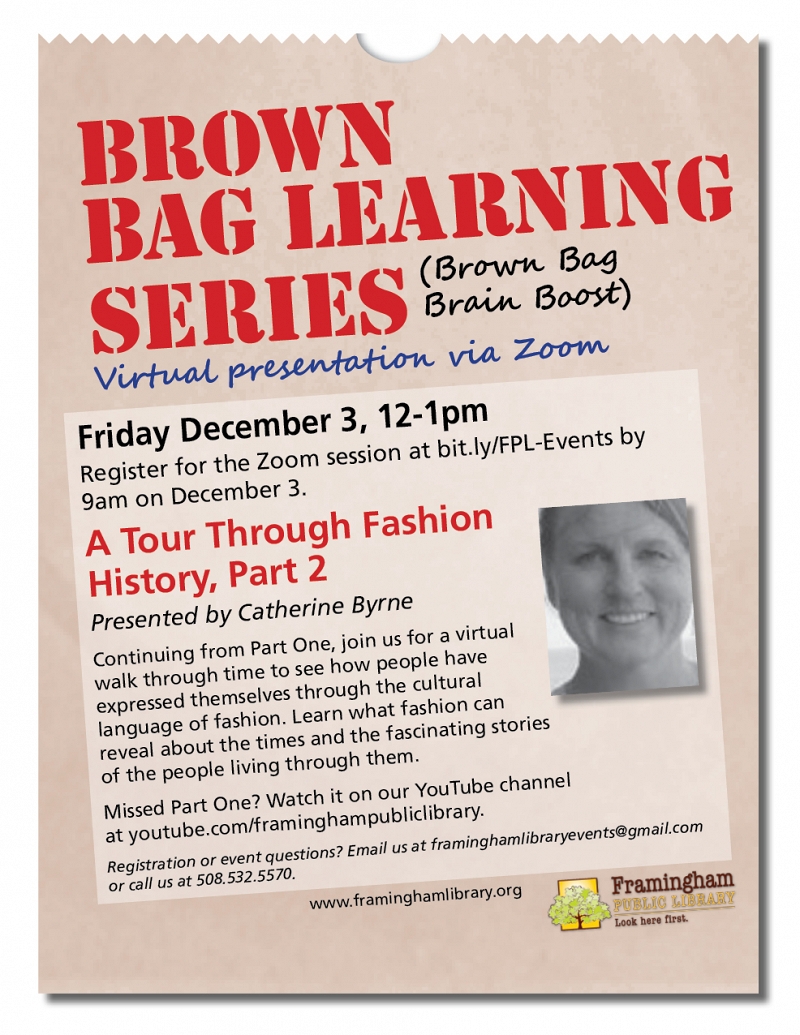 Brown Bag Learning Series: A Tour Through Fashion History, Part 2 thumbnail Photo