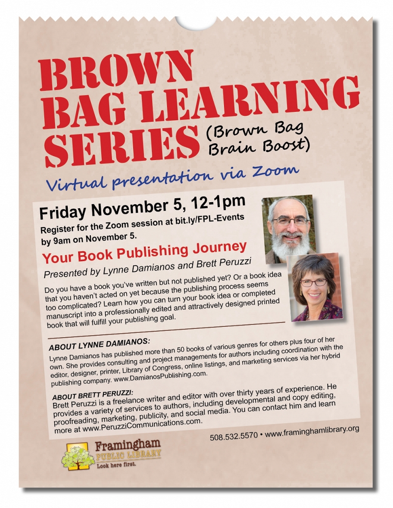 Brown Bag Learning Series: Your Book Publishing Journey thumbnail Photo