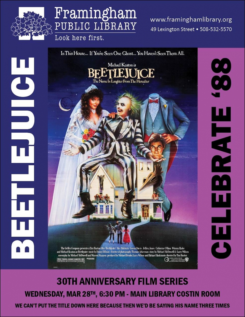 Celebrate ‘88 30th Anniversary Film Series: Beetlejuice thumbnail Photo