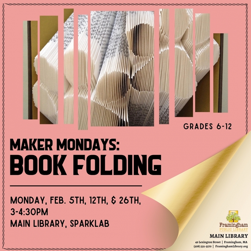 Maker Mondays: Book Folding thumbnail Photo