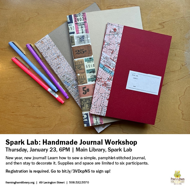 Spark Lab: Handmade Journal Workshop thumbnail Photo