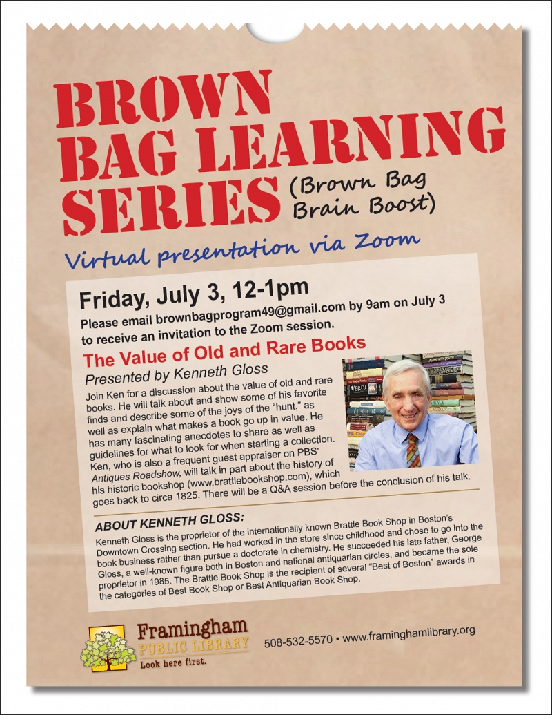 Brown Bag Learning Series: The Value of Old and Rare Books thumbnail Photo