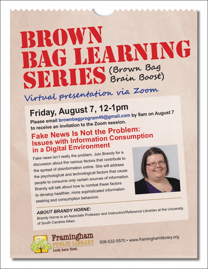 Brown Bag Learning Series: Fake News Is Not the Problem thumbnail Photo