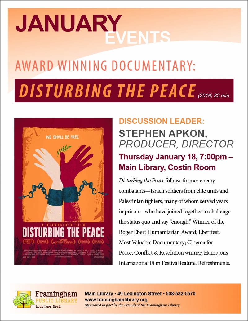 AWARD WINNING DOCUMENTARY: Disturbing the Peace thumbnail Photo