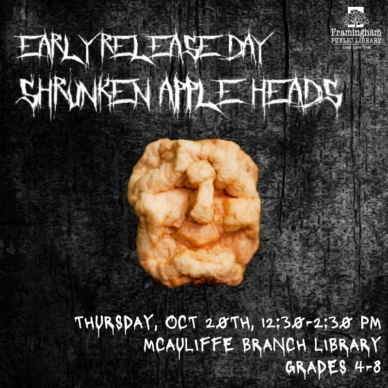 Early Release Day: Shrunken Apple Heads! thumbnail Photo