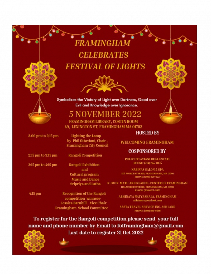 Framingham Celebrates Festival of Lights thumbnail Photo