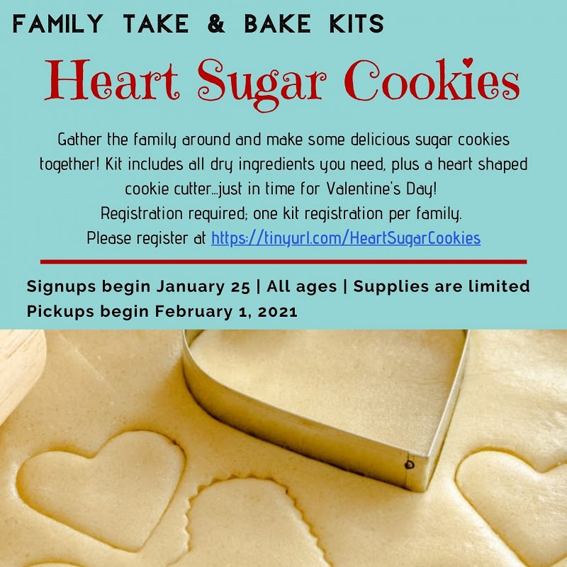 ALL KITS RESERVED: Family Take & Bake Kit: Heart Sugar Cookies thumbnail Photo