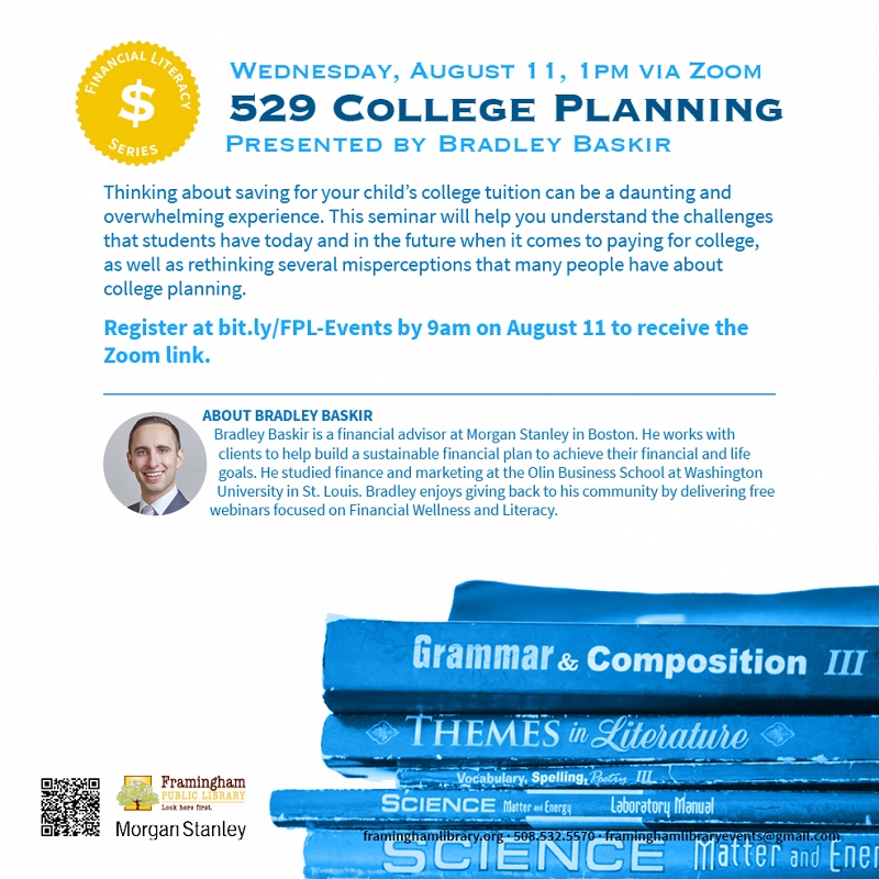Financial Literacy Series: 529 College Planning thumbnail Photo