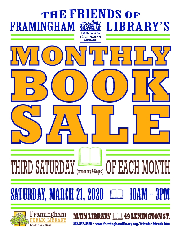 Friends Monthly Book Sale: CANCELLED thumbnail Photo
