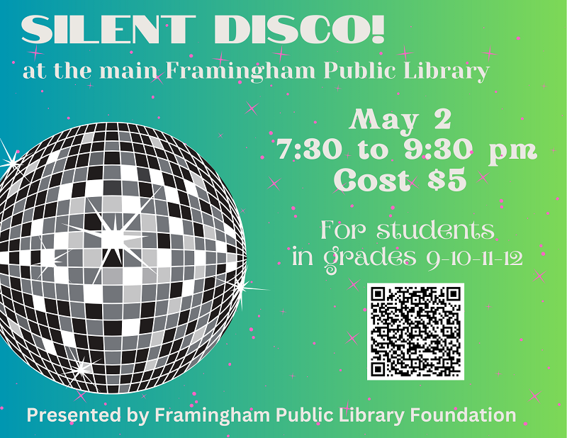 Framingham Public Library Foundation presents Silent Disco! thumbnail Photo