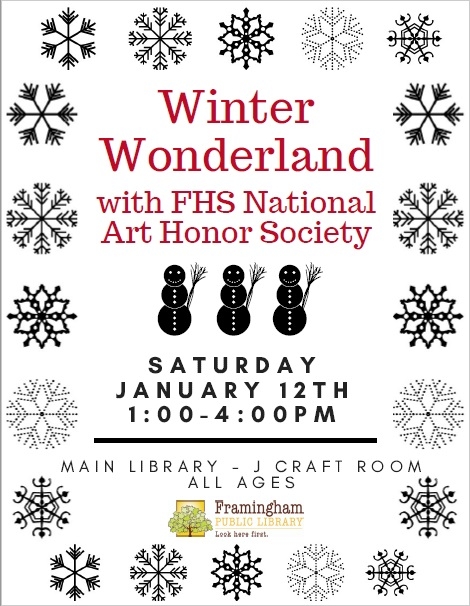 Winter Wonderland with Framingham High’s National Art Honor Society (NAHS) thumbnail Photo